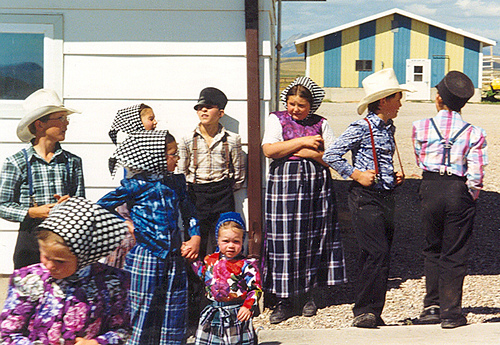 Milford Hutterite Colony, south of Augusta, MT - one of the three small towns my dad's medical clinic was based in.