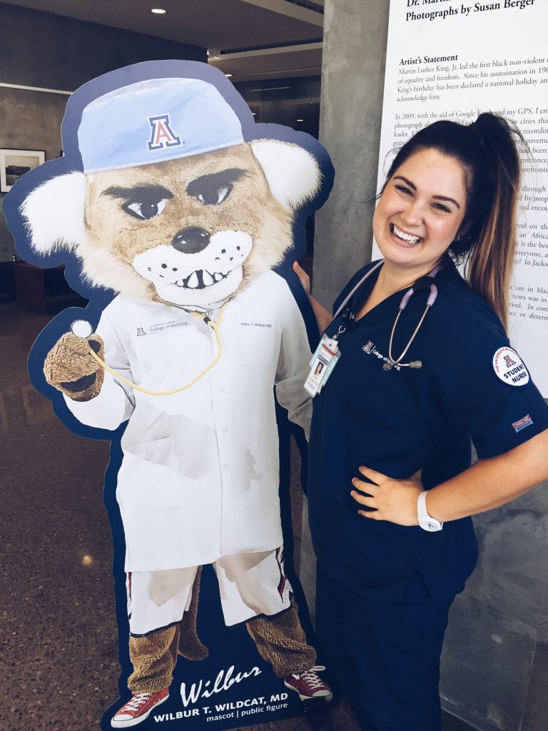 Jenn Greer, student in the University of Arizona Master’s Entry Program in Nursing (MEPN)