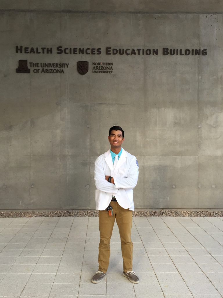 Thomas Yang, student in the Northern Arizona University Physician Assistant Master's Program.